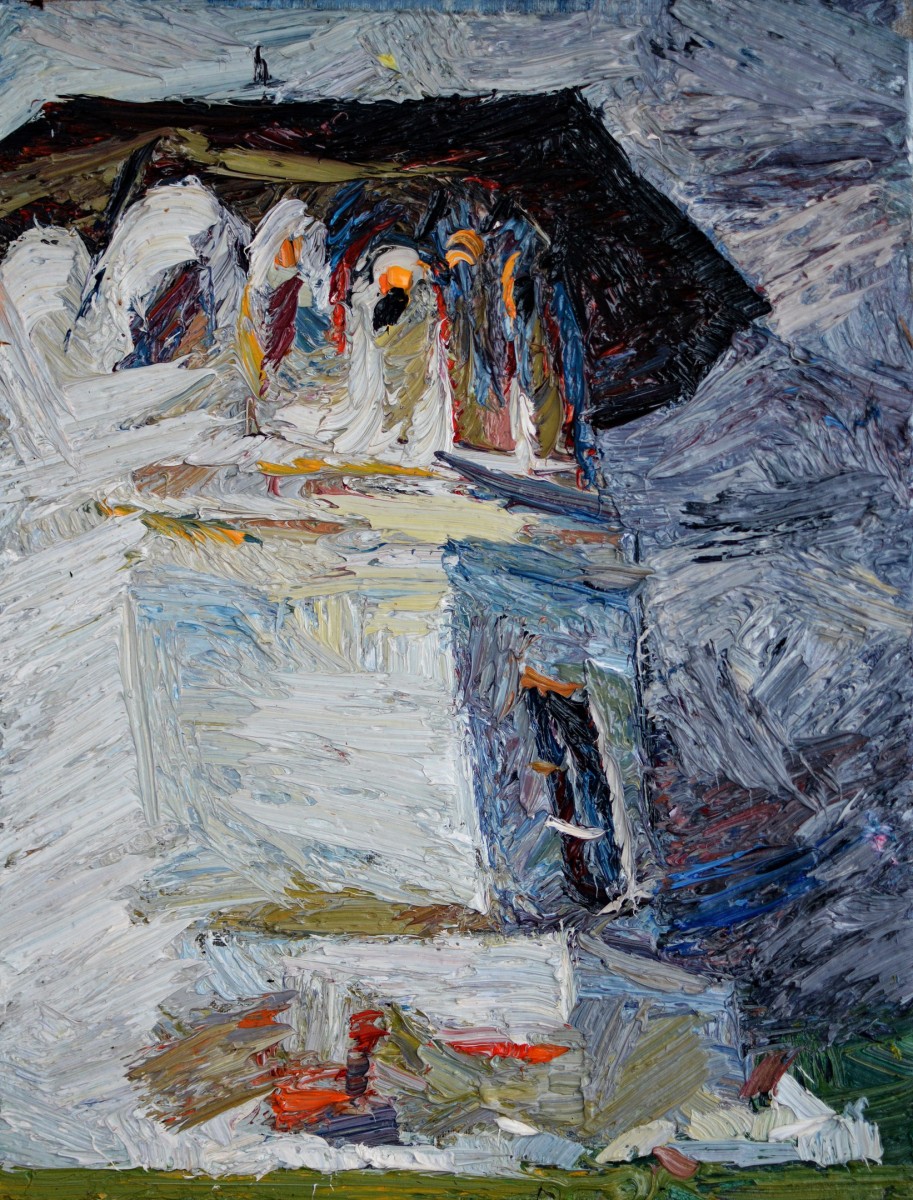"Pictură. Pleinair. Pleinair România" by Carolina Leagul, ulei pe pânză