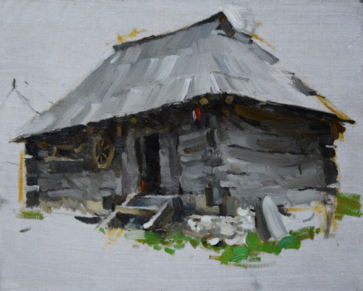 "Живопись. Пленэр. Продолжительный" by Cэтэлин Граур, 400x500mm, масло / холст
