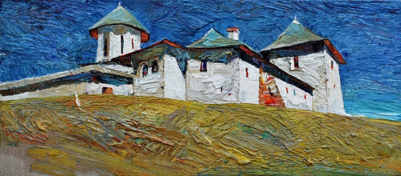 "Painting. Pleinair. Pleinair romania" by Vlada Cibuc, oil on canvas