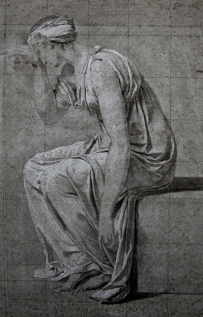 "Drawing. Figure" by Jacques-Louis David
