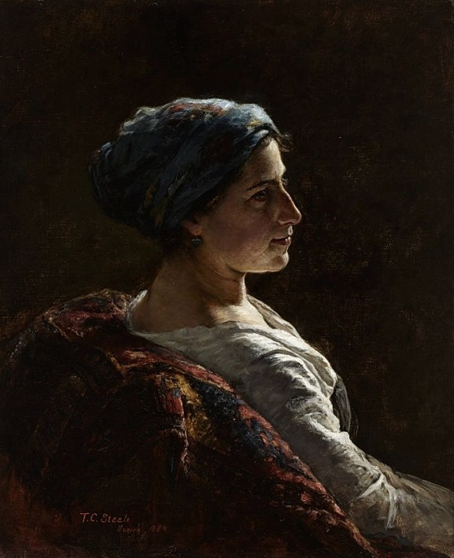 "Painting. Portrait" by Theodore Clement Steele