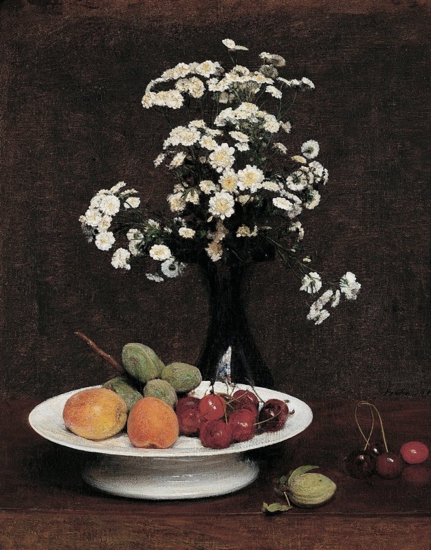 "Pictură. Flori" by Henri Fantin-Latour