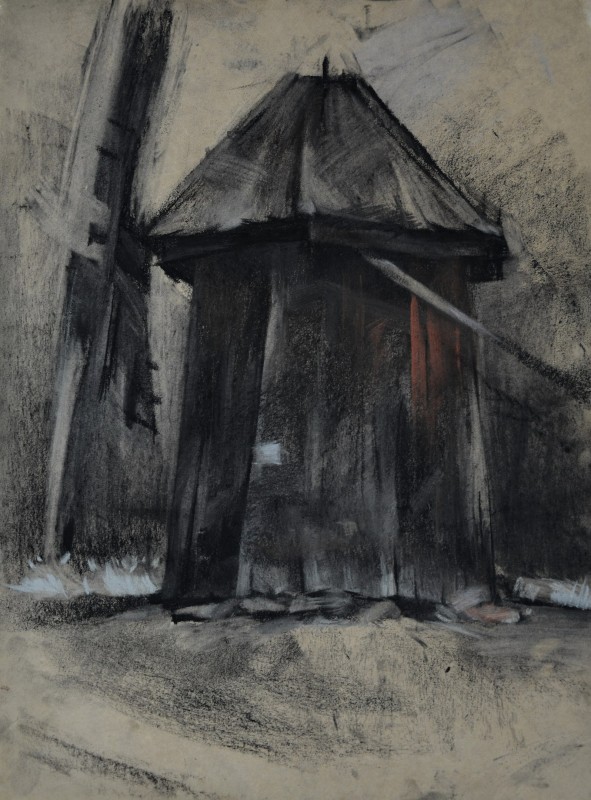 "Рисунок. Пленэр. Пленэр в Румынии" by Санда Cебан, масло / холст