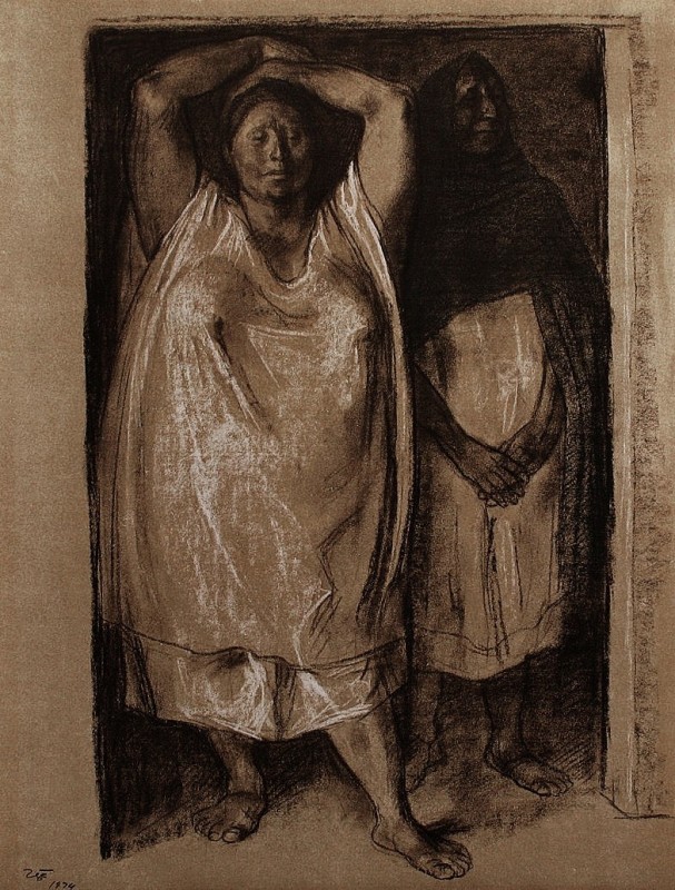 "Drawing. People" by Francisco Zúñiga