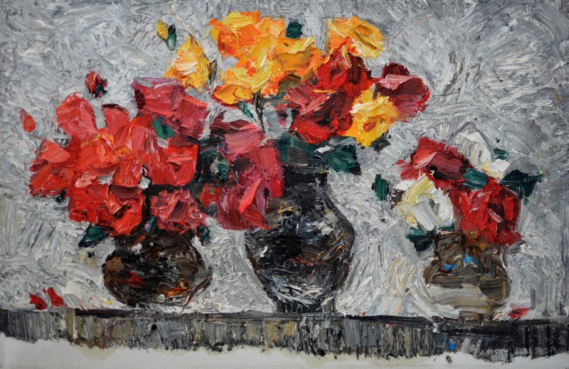 "Живопись. Пленэр. Продолжительный" by Диана Румегхеа, 420x630mm, масло / холст