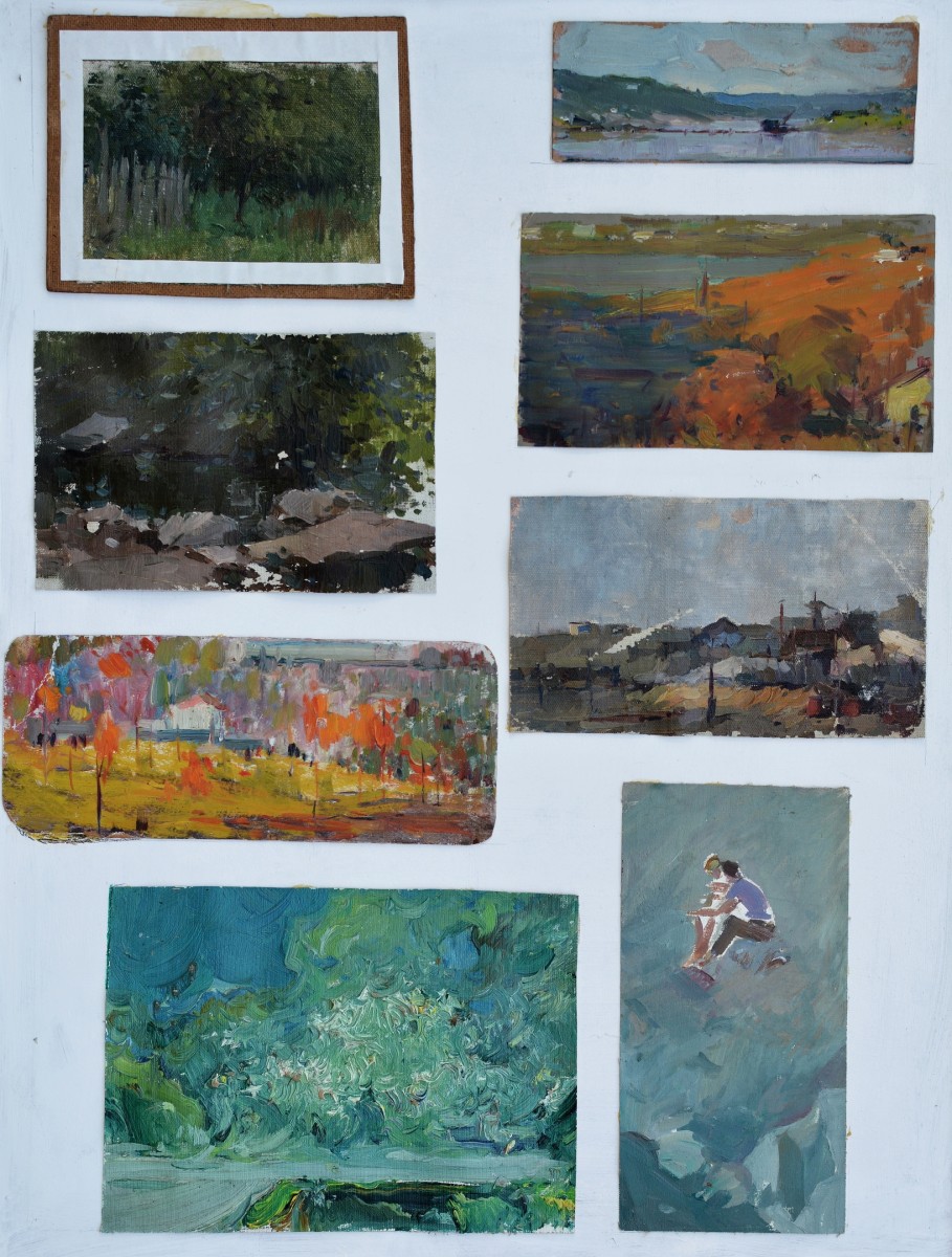 "Pictură. Peisaj" by Anatol Colceac