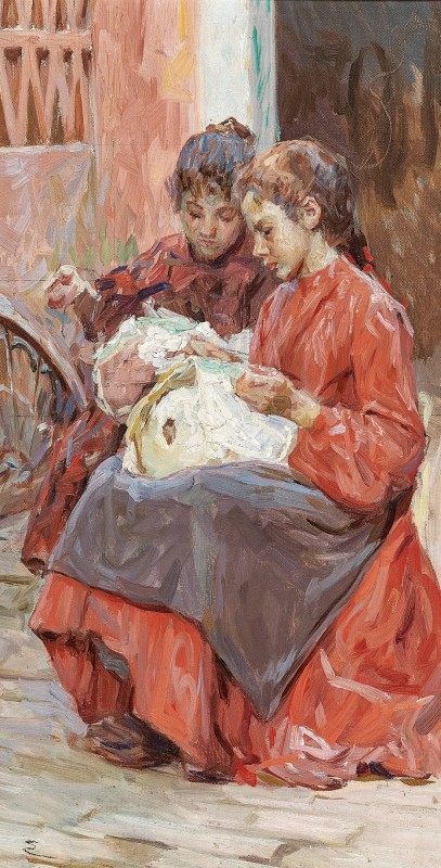 "Composition" by Josef Engelhart