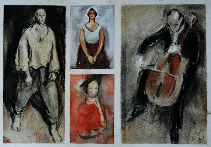 Vizionări în Liceul Academic de Arte Plastice „Igor Vieru” / Copii de pe opere. 5 septembrie 2016