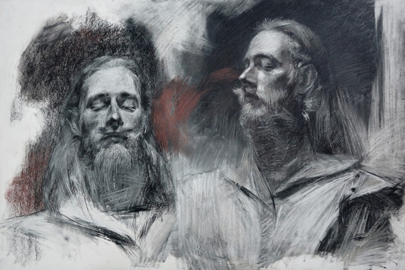 "Drawing. Portrait" by Eduard Leahu