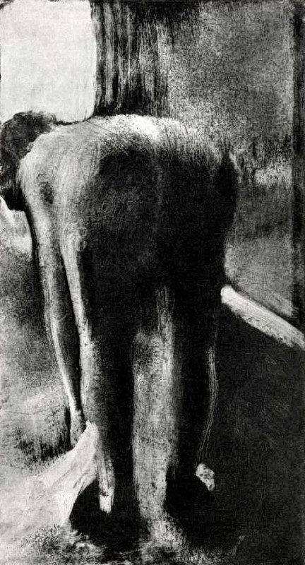 "Painting. Nude" by Edgar Degas