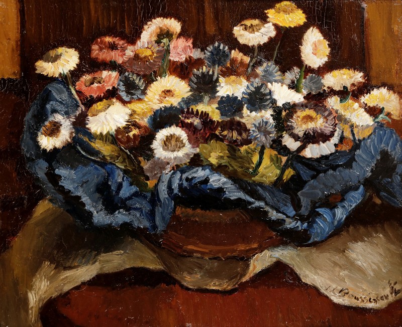 "Pictură. Flori" by Jean-Louis Boussingault