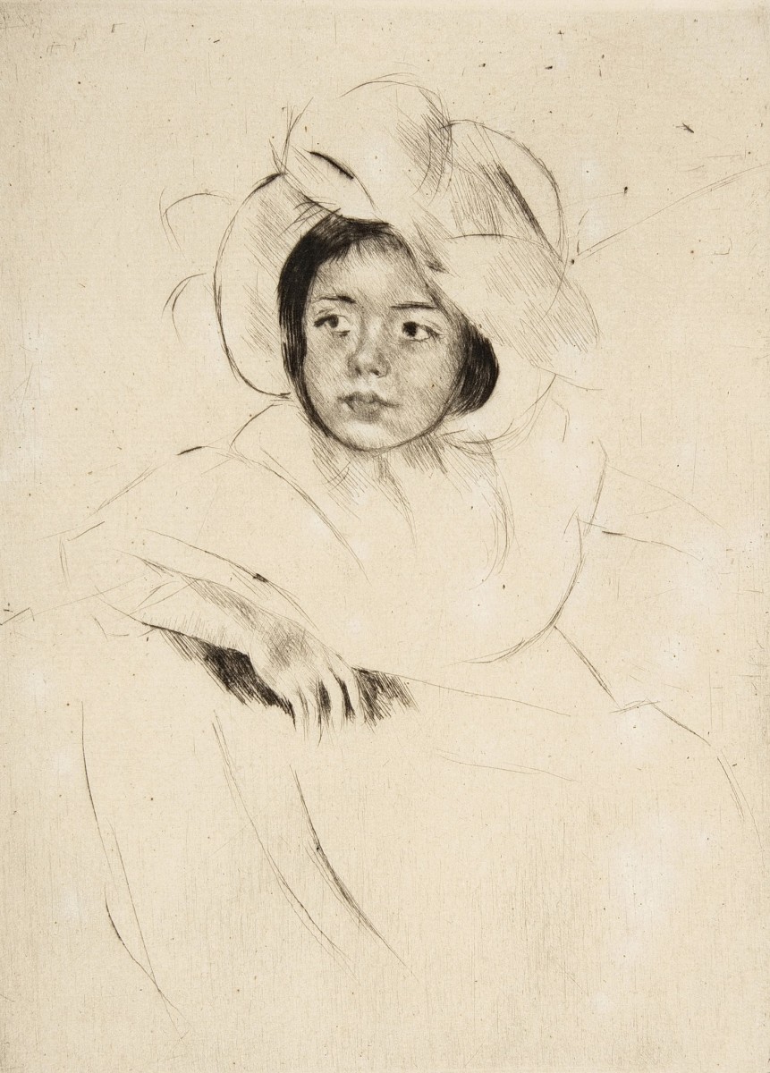 "Drawing. Figure" by Mary Cassatt