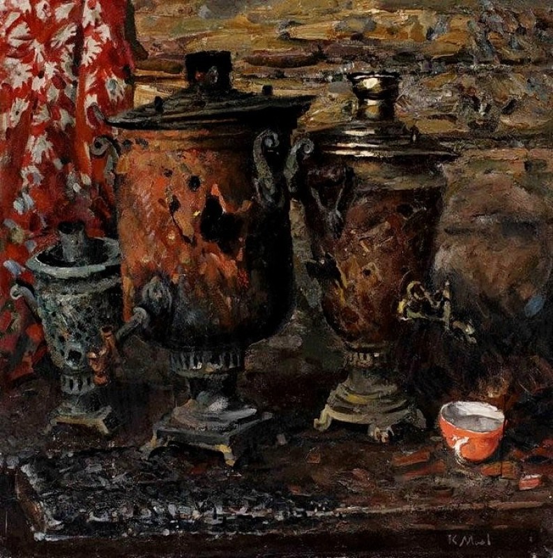 "Painting. Still life" by Konstantin Mefodovich Maksimov