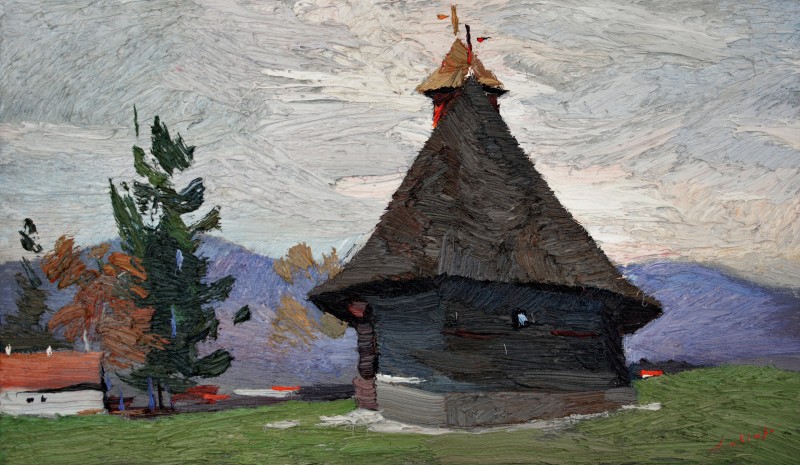 "Etude" by Anatol Ghimpu, oil on canvas