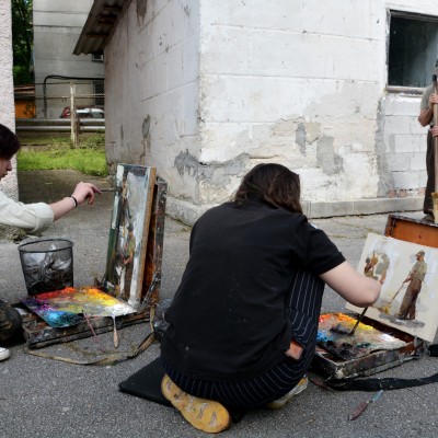 ... начало летнего пленэра / 8-й, 10-й и 11-й кл. /