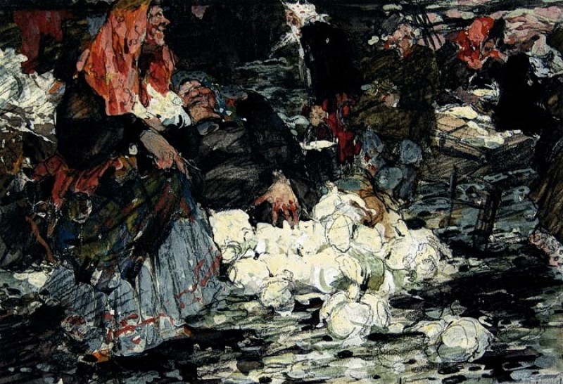 "Composition" by Nicolai Fechin