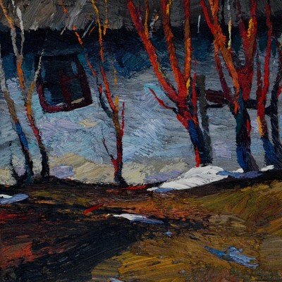 "Николаеука" by Анатол Гимпу, 2010, 300x250mm, масло / холст