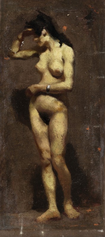 "Painting. Nude" by Gaetano Previati