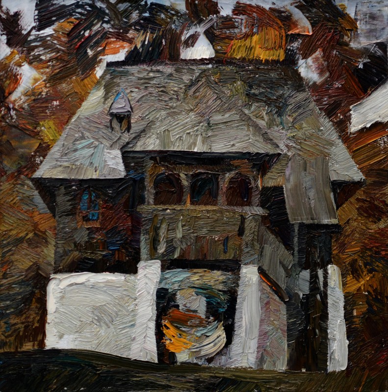 "Painting. Pleinair. Pleinair romania" by Dumitrița Znaida, oil on canvas