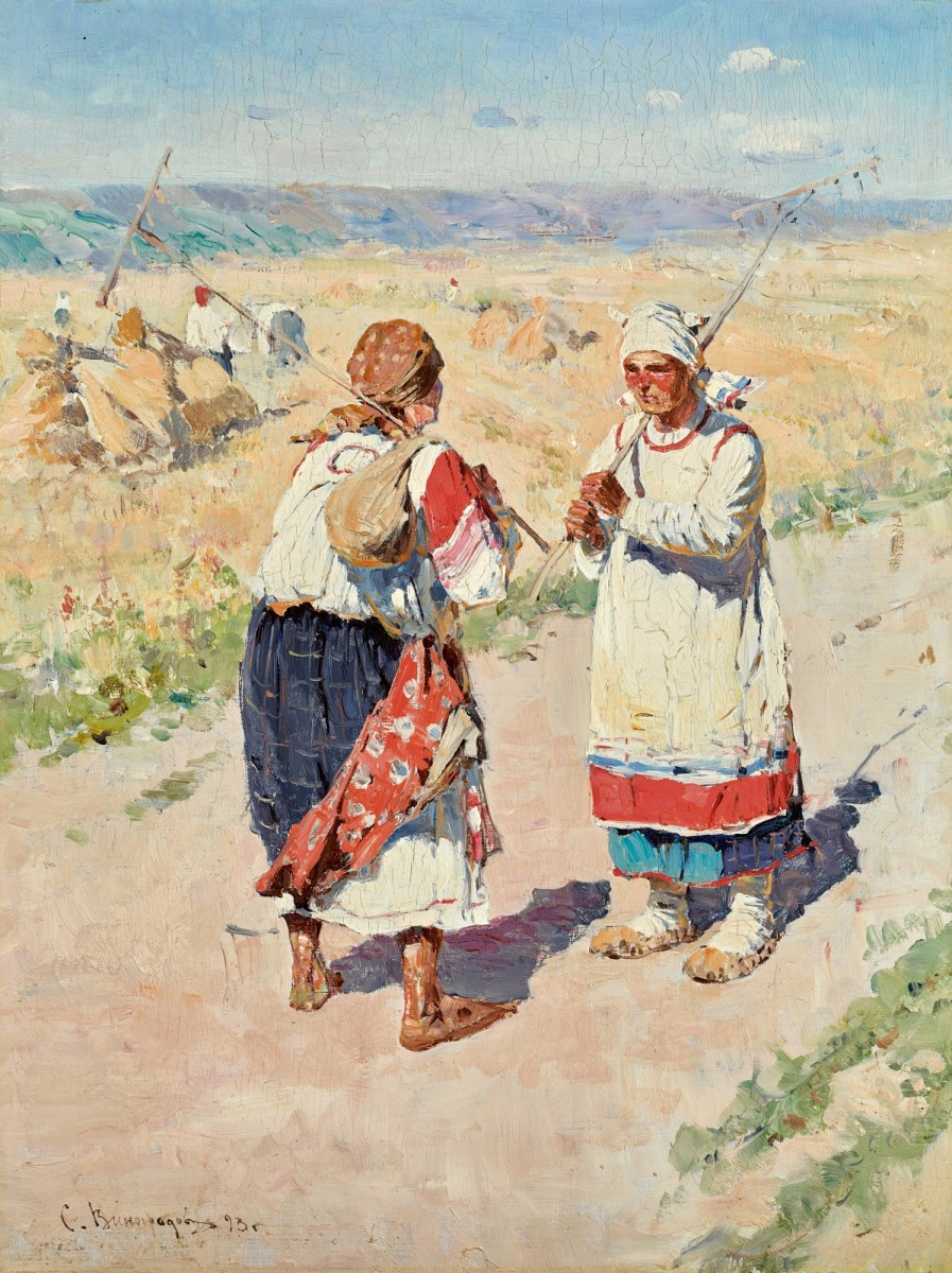 "Pictură. Rural" by Sergei Arsenievich Vinogradov