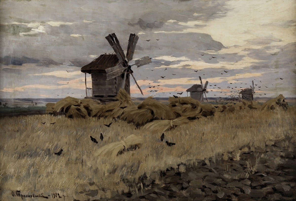 "Pictură. Mori de vânt" by O. Trolkovskii