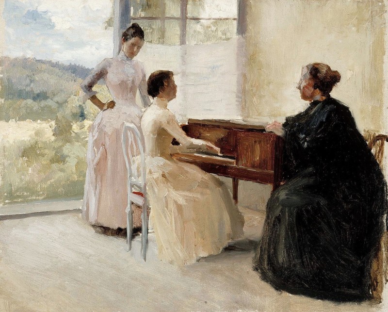 "Compoziție. Oameni" by Albert Edelfelt