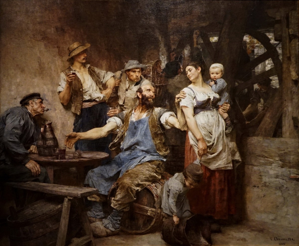 "Composition" by Léon Augustin Lhermitte