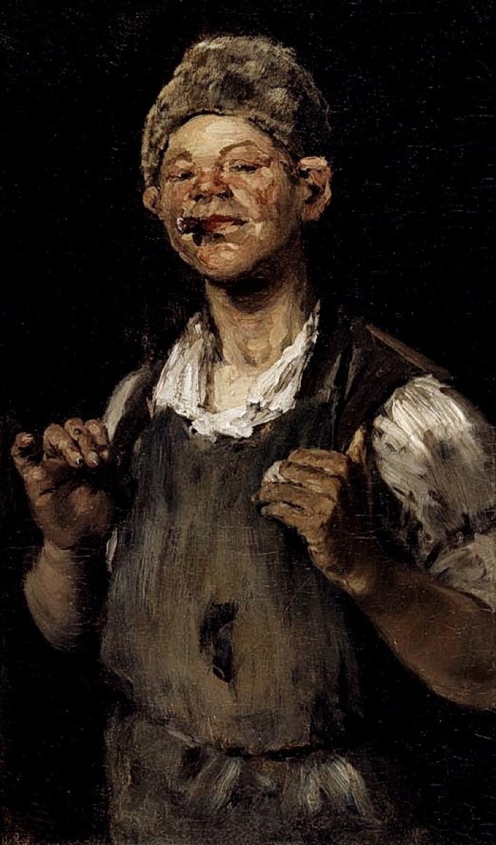 "Painting. Figure" by William Merritt Chase