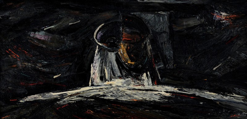 "Turkmenistan" by Анатол Гимпу, 1999, 420x840mm, масло / холст