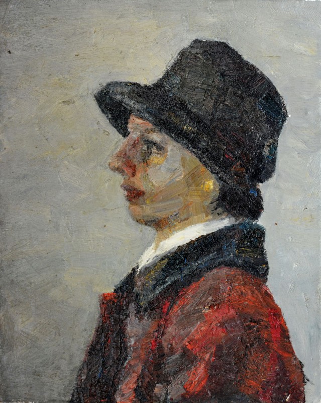 "Portret" by Лиа Аминов, 2002, 500x400mm, масло / холст