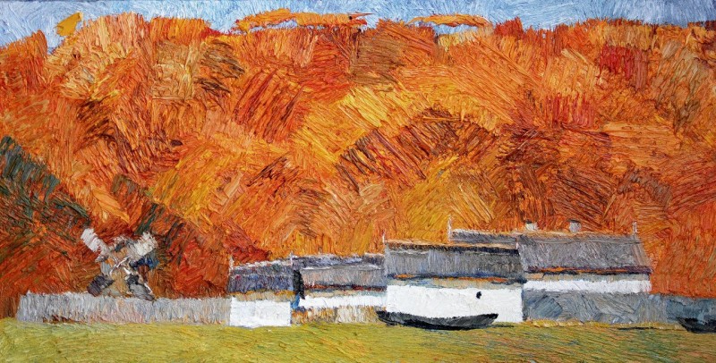 "Пейзаж" by Ион Голубей, 2015, масло / холст