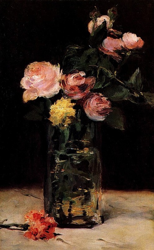 "Pictură. Flori" by Édouard Manet