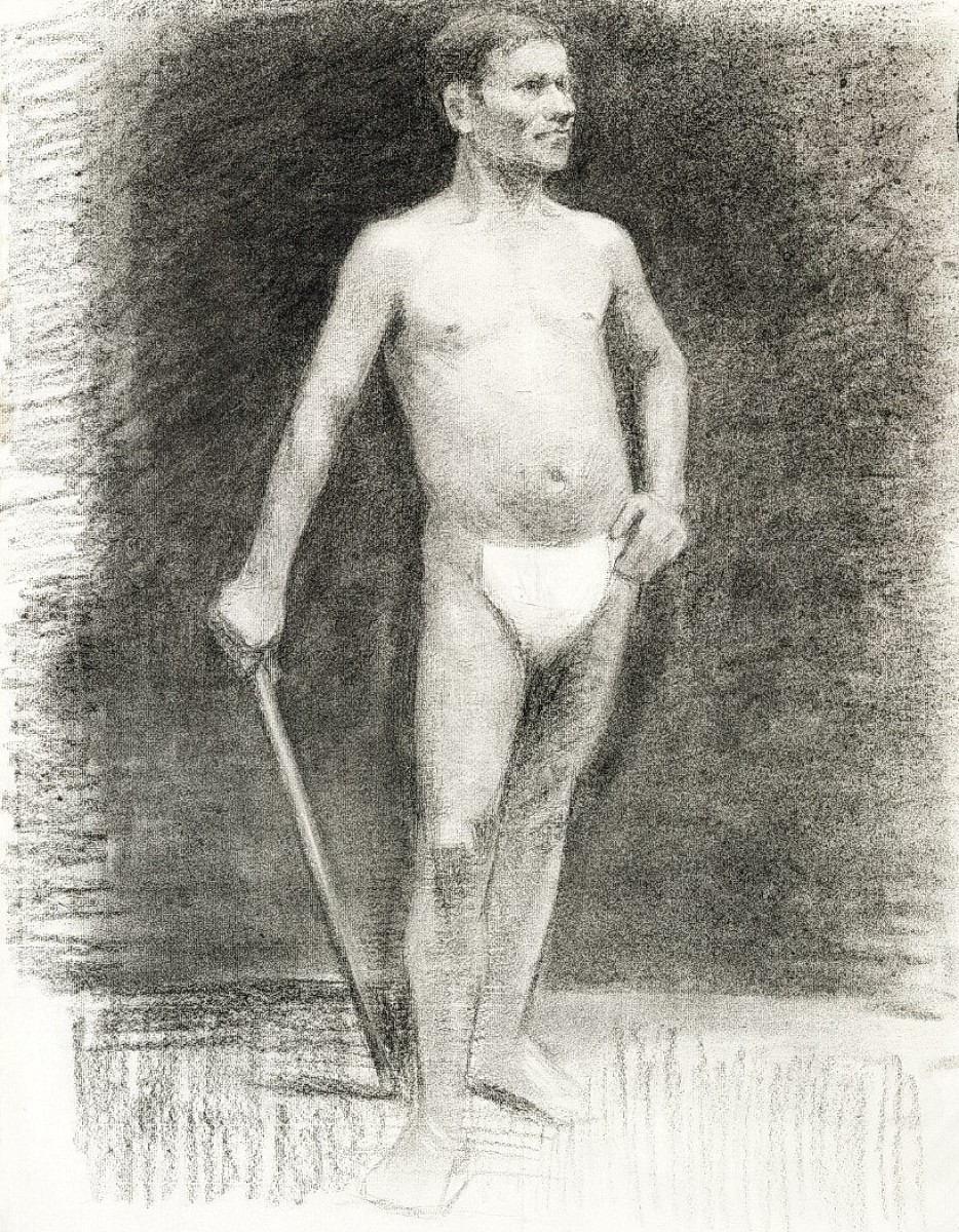 "Drawing. Nude" by Marie Krøyer