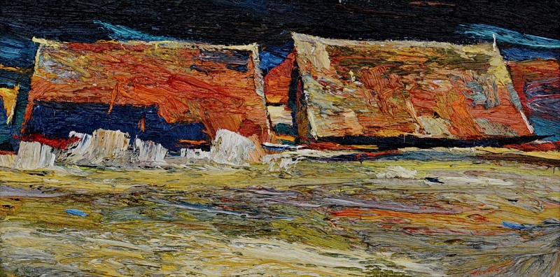 "Etude" by Anatol Ghimpu, oil on canvas