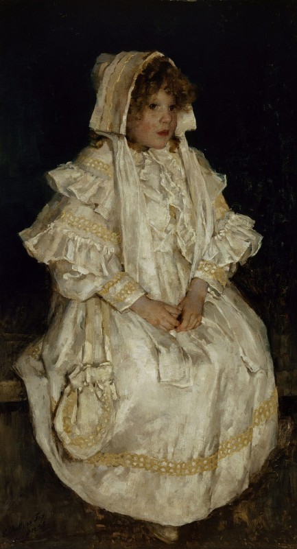 "Painting. Figure" by E. Phillips Fox