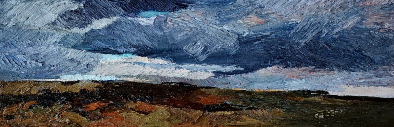 "Painting. Landscape. Pleinair. Pleinair romania" by Cristina Chelaru, oil on canvas