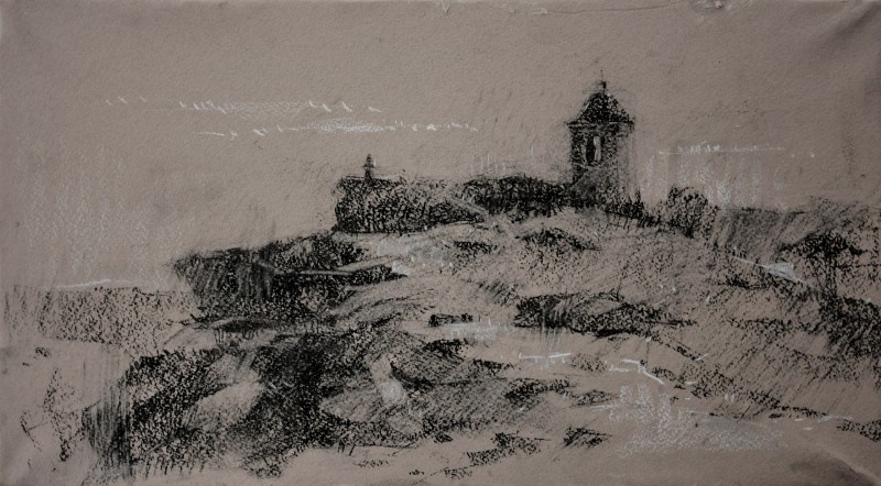"Sketch. Landscape. Pleinair. Pleinair moldova" by Daniela Nemțanu, oil on canvas