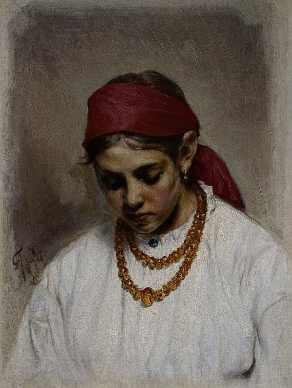 "Pictură. Portret" by Pavel Petrovich Chistyakov