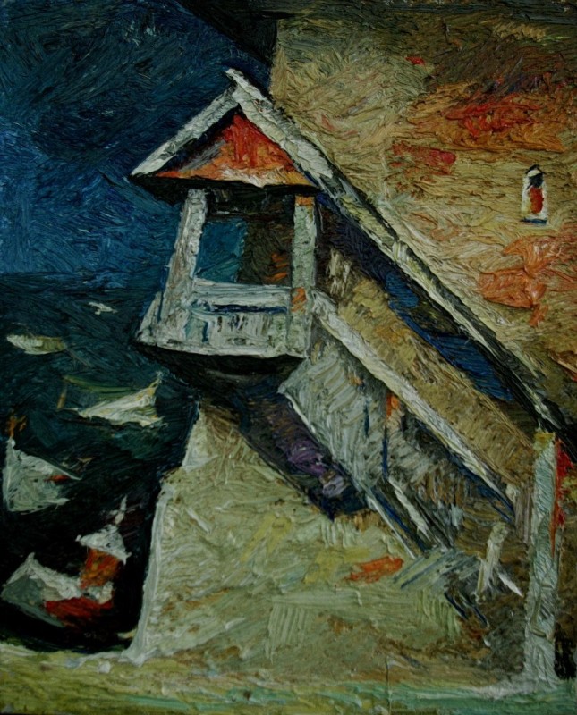 "Studiu" by Carolina Leagul, 2013, ulei pe pânză