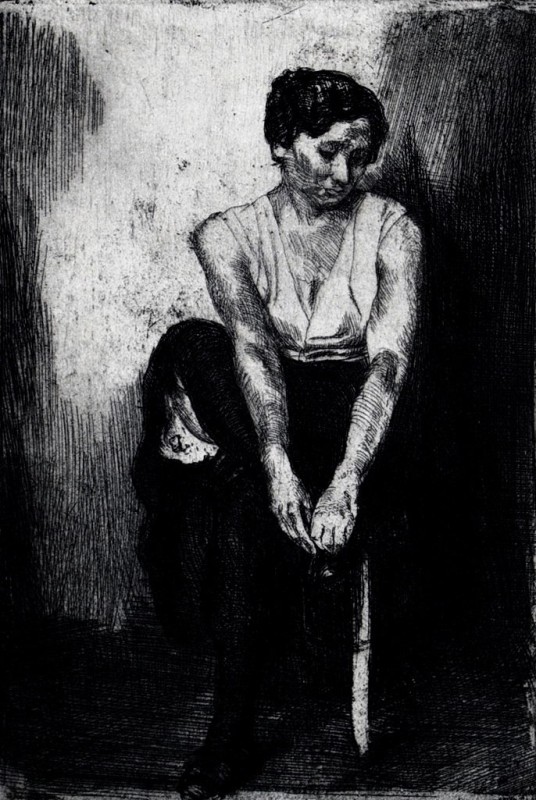 "Drawing. Figure" by Erich Wagner