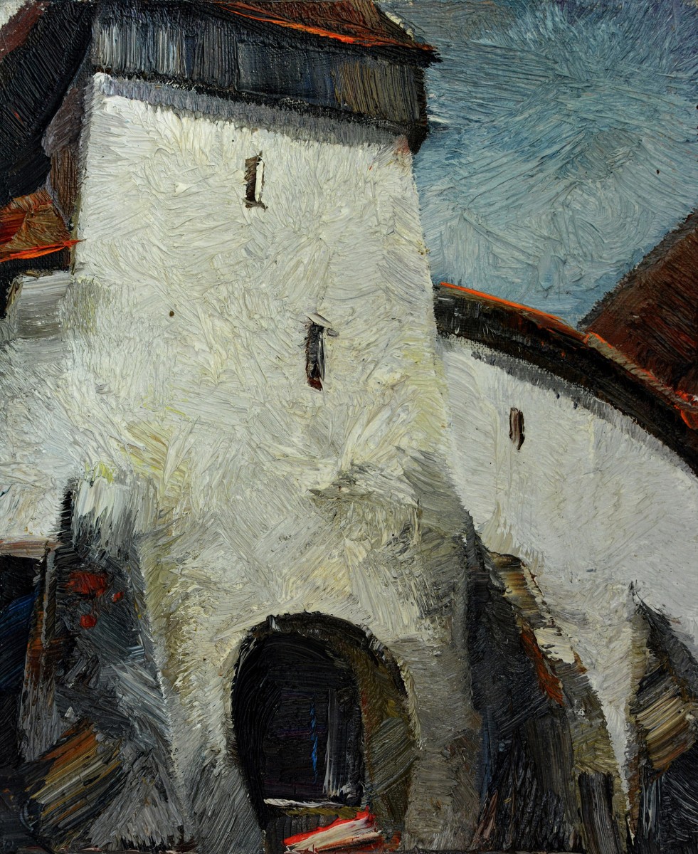 "Painting. Pleinair. Long term" by Margareta Fustei, 300x250mm, oil on canvas