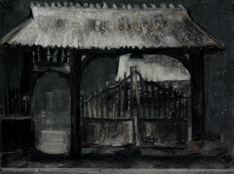 "Studiu" by Elena Moraru, 2013, oil on canvas