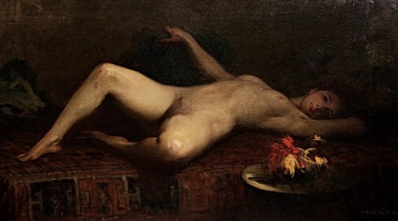 "Painting. Nude" by László Hegedűs