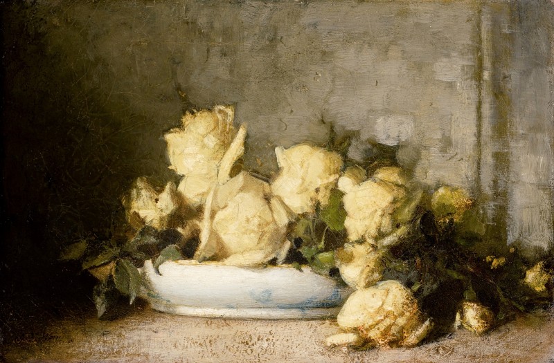 "Painting. Flowers" by John Ferguson Weir