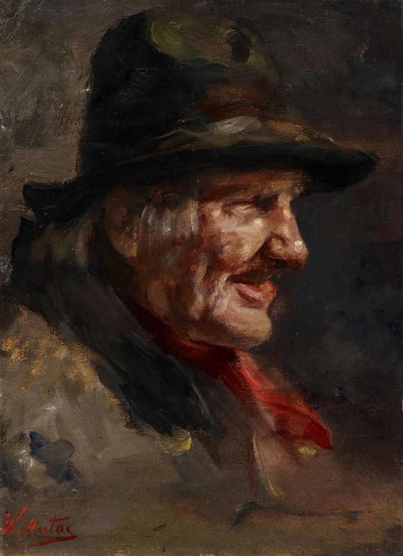 "Painting. Portrait" by Spyros Vikatos
