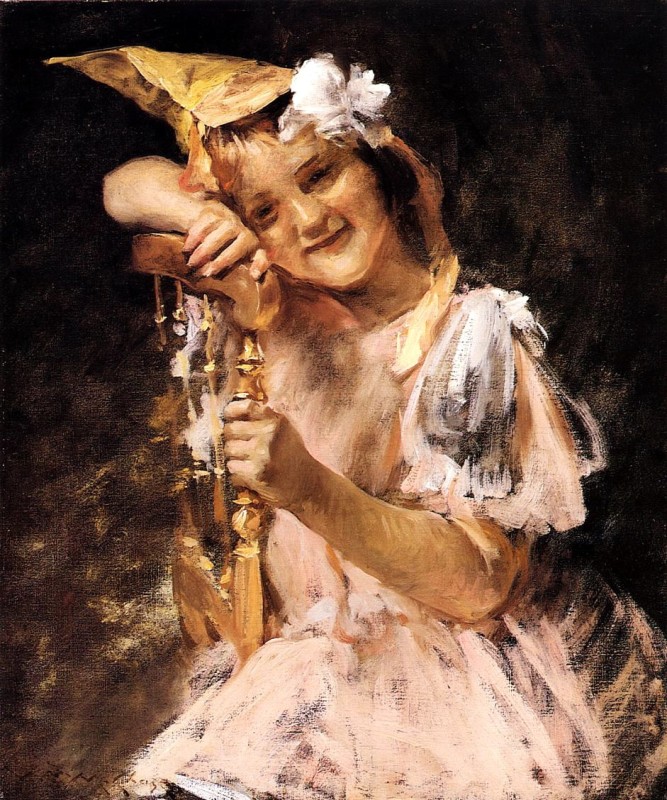 "Painting. Figure" by William Merritt Chase