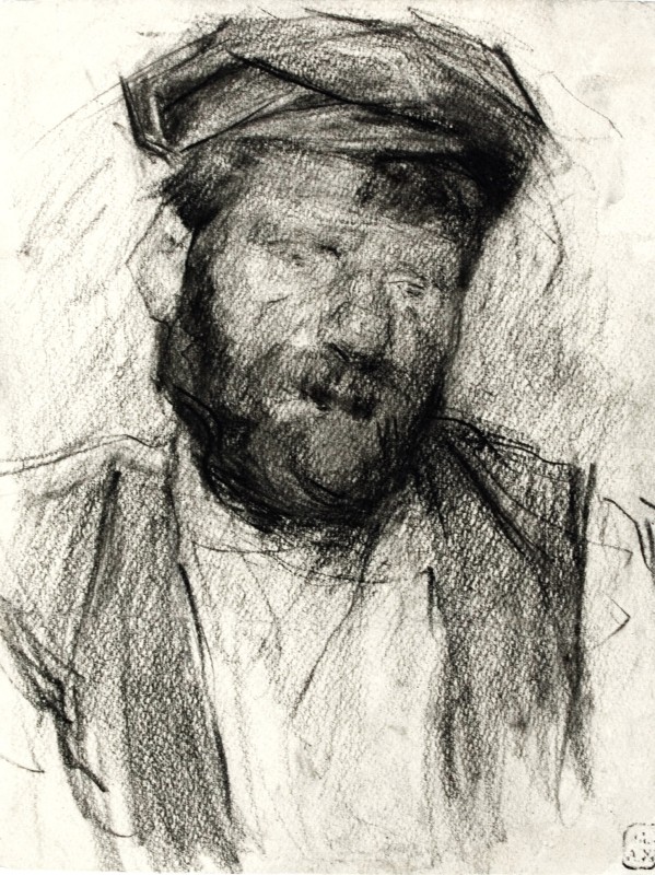 "Рисунок. Портрет" by Isaak Izrailevich Brodskii