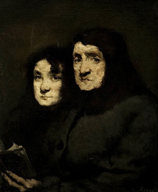 "Painting. Portrait" by Théodule Ribot