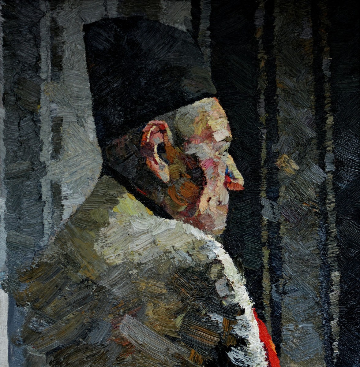"Portret" by Cаролина Леагул, 2012, 500x500mm, масло / холст