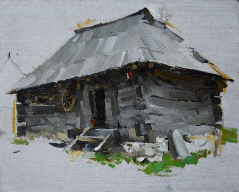"Живопись. Пленэр. Продолжительный" by Cэтэлин Граур, 400x500mm, масло / холст